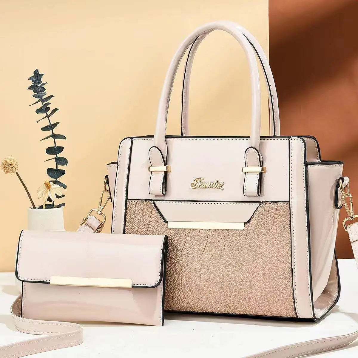 Brand Ladies Shoulder Bag 2 Piece Set Luxury Handbags Women Bags Designer Hand Bags for Women 2025 New Crossbody Sac