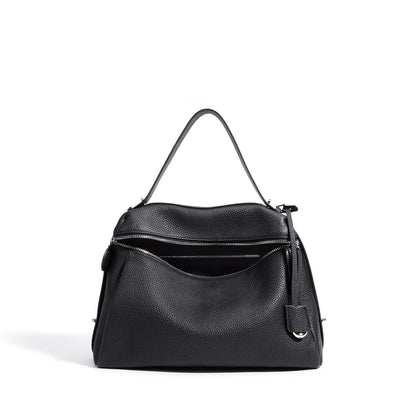 First Layer Cow Leather 33cm Tote Bag Fashionable Women's Bag New Design Large Capacity Soft Portable Shoulder Crossbody Bag