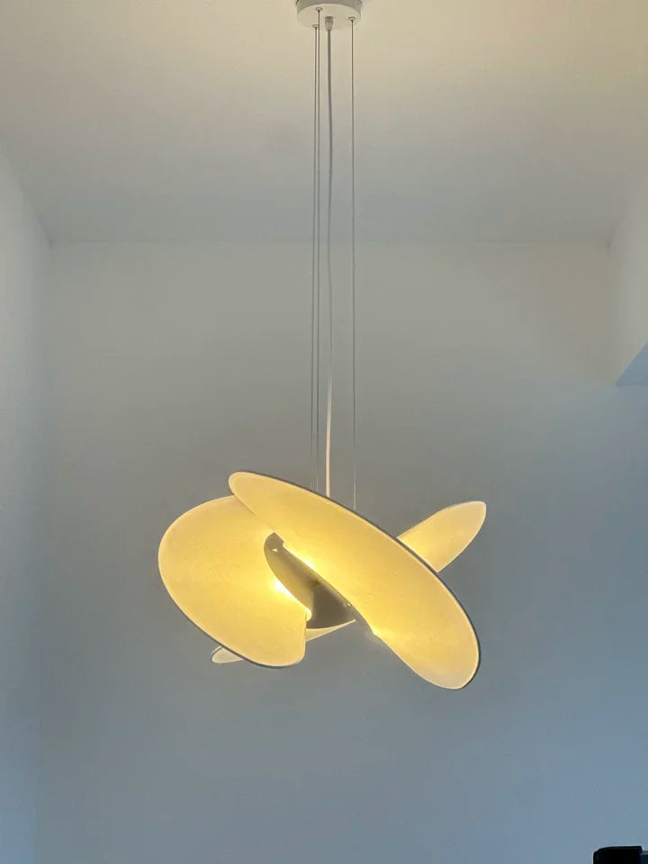 Nordic Designer Silk Pendant Light for Bar Restaurant Shop Study Room Bedroom Dining Room Living Home Decoration Indoor Lighting
