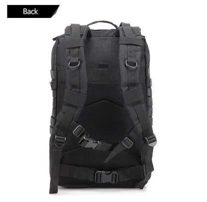45L Tactical Fishing Backpack Molle Water Resistant Outdoor Tackle Bag Large Capacity Storage Camping Hiking Travel Rucksack Trekking Men Women Anglers Fishermen Rod Reel Gear Durable Multi Pocket Wear Resistant Lake River Se