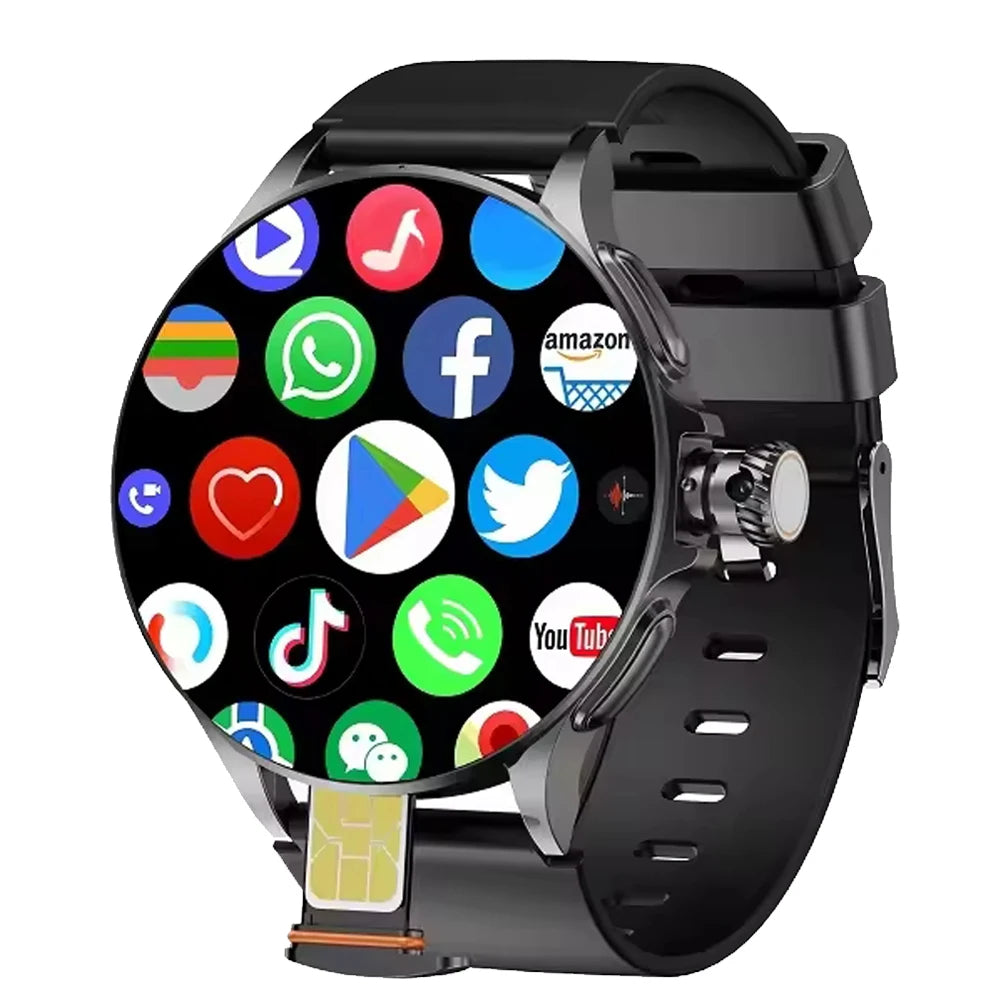 VALDUS GT200 4G Smartwatch HD Camera Man Woman Video Chat Fingerprint Control 32GB Memory WIFI GPS Step Smart Watch For Android
