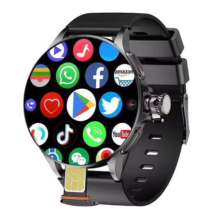 VALDUS GT200 4G Smartwatch HD Camera Man Woman Video Chat Fingerprint Control 32GB Memory WIFI GPS Step Smart Watch For Android