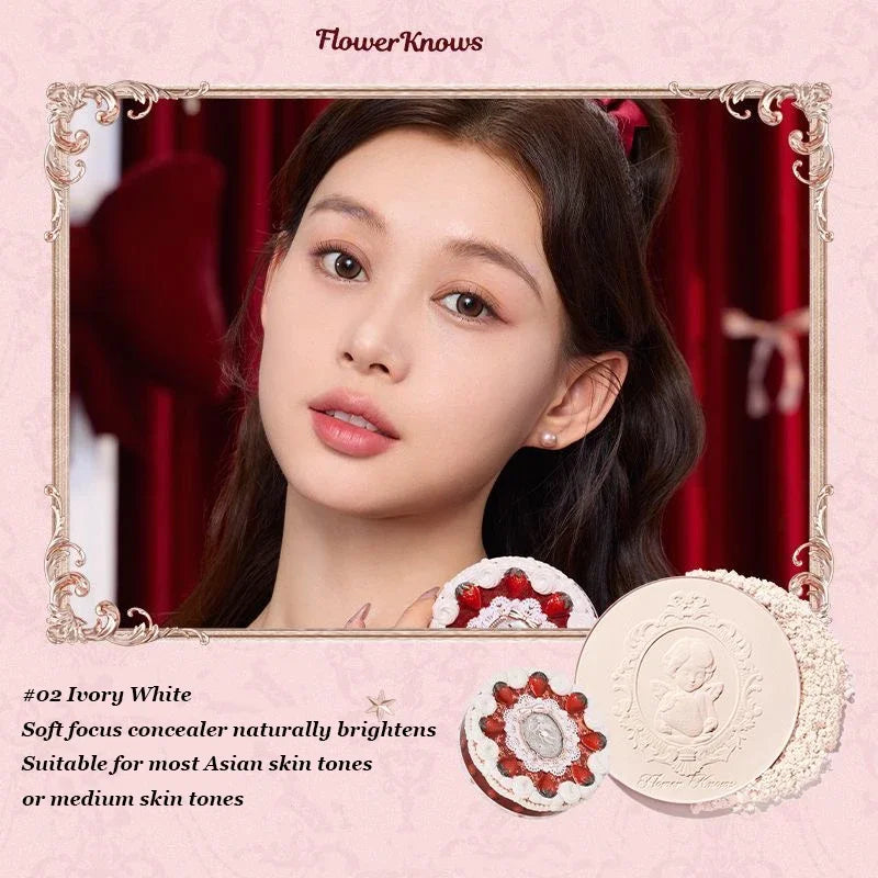 Flower Know Strawberry Cupid Box Collection Make Up Sets Cosmetics Full Set Palette Pressed Powder Blush Lipstick Mystery Box
