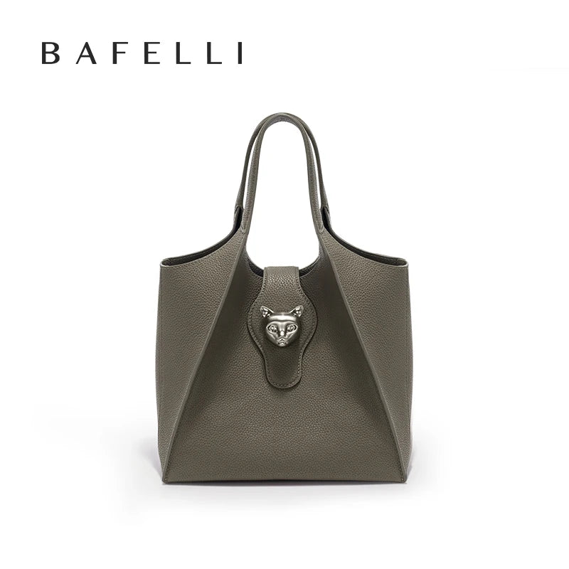 BAFELLI 2026 WOMEN'S HANDBAG TOTE TRAVEL BAGS GENUINE LEATHER CASUAL FASHION LUXURY BRAND UNISEX PURSE BUSINESS STYLISH DESIGNER