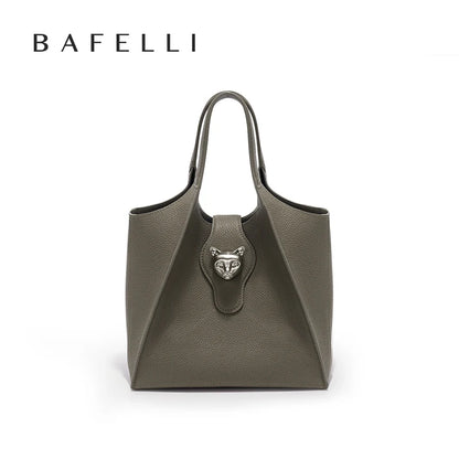 BAFELLI 2026 WOMEN'S HANDBAG TOTE TRAVEL BAGS GENUINE LEATHER CASUAL FASHION LUXURY BRAND UNISEX PURSE BUSINESS STYLISH DESIGNER