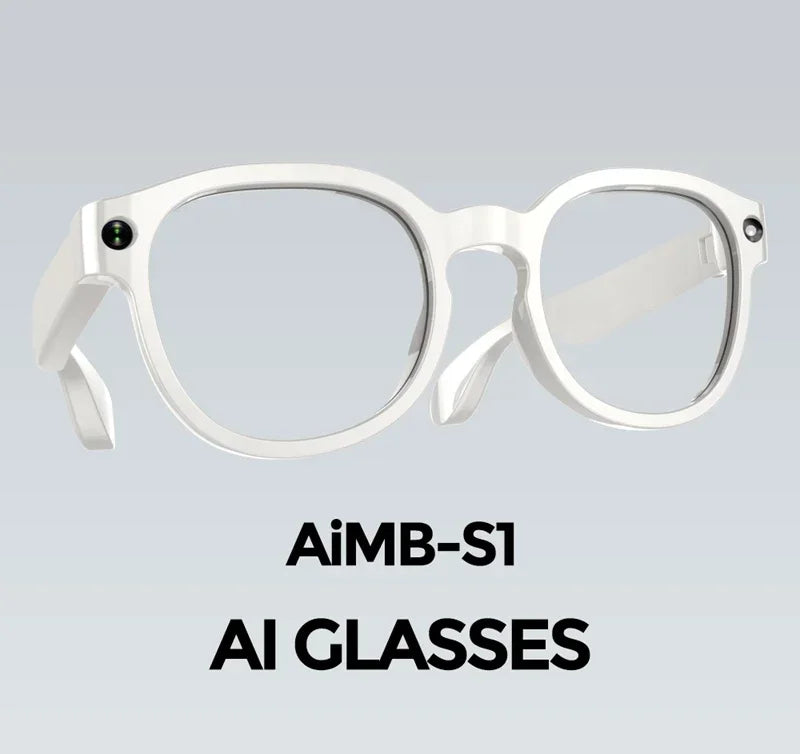 4K AI Smart Glasses with Camera, Anti-Shake Video Recording & WiFi Transmission, Real-Time Translation Smart Glasses