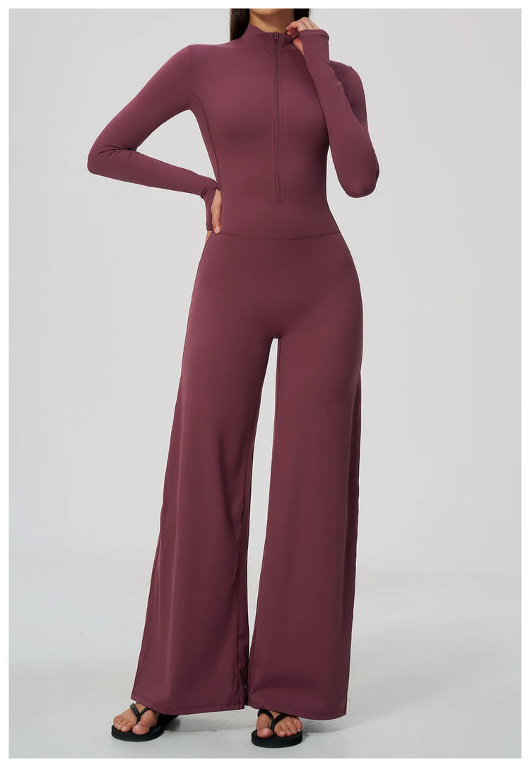 Summer Long Sleeve Yoga Suit Women's Tracksuits Gym Clothes Training Sportswear Fitness Sports Bodysuit Female Workout Overalls