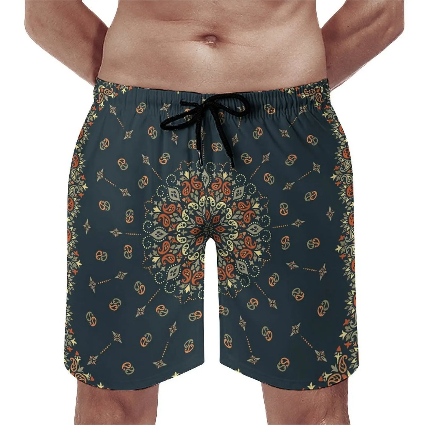 Customizable Bandana Beach Couple Swimsuits Men Casual Beach Pants Women Bikinis Brand New Design