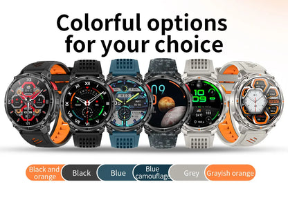 2026 New T-Rex3 Pro 1100mAh Battery Smart Watch GPS path 5ATM Waterproof Sports Run tracker Outdoors Compass Military Smartwatch
