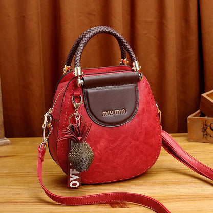 Vintage Women's Bag Luxury Designer Boston Style Women Shoulder Bag High Quality Fashion Crossbody Bags Female Handbags
