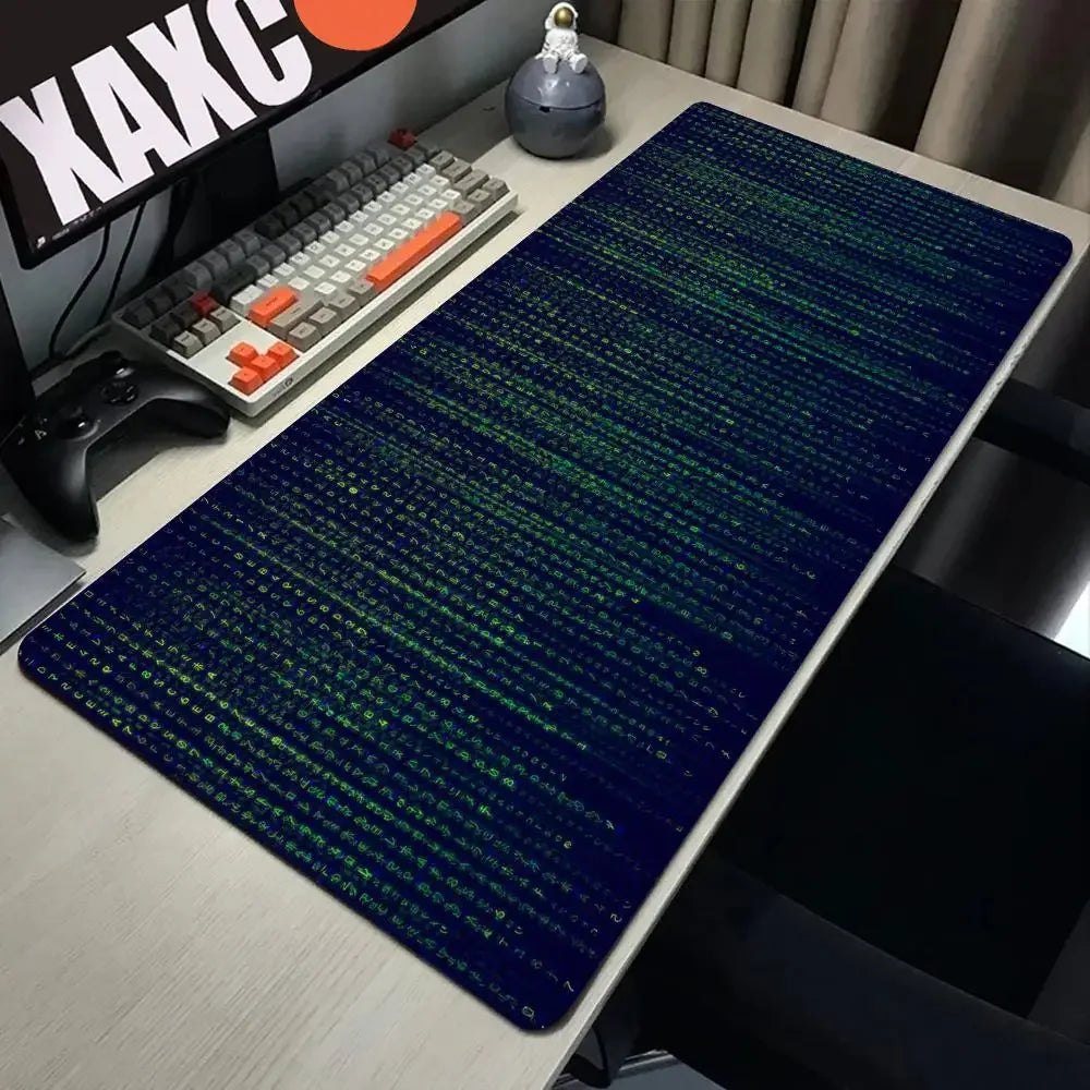 Hacker mouse pad game player mouse pad rubber non-slip table mat game accessories computer professional keyboard pad oversized