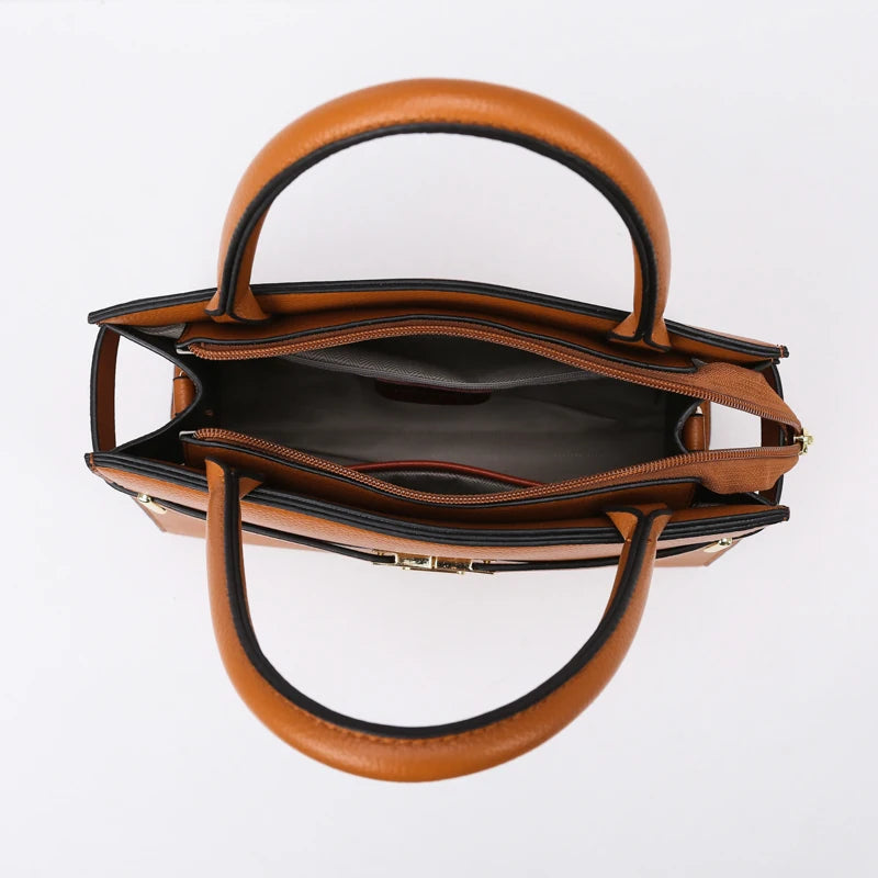 3 Sets Or 1 Big Bag Women's Handbag Large Capacity Bags Luxury Shoulder Crossbody Bags Small Coin Purse Quality Leather Sac Hot
