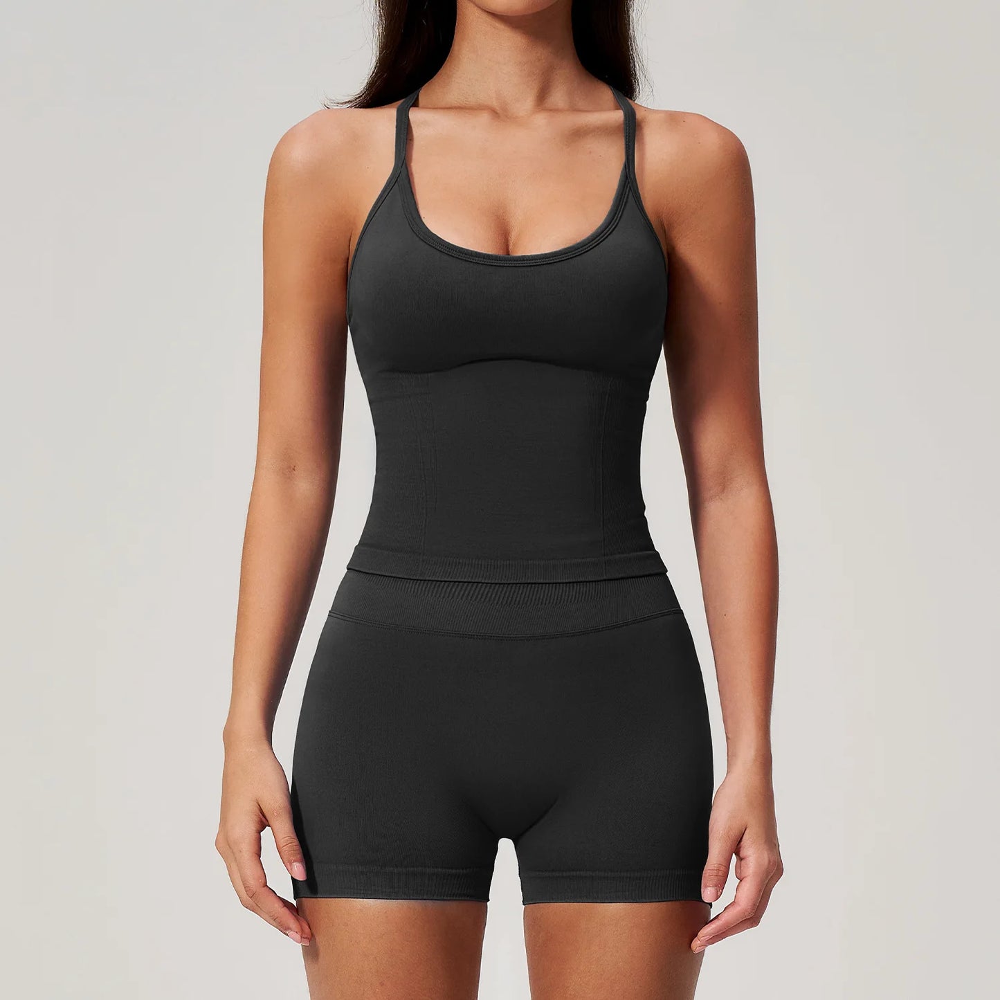 Fitness Suit 2PCS Women's Tracksuit Yoga Set Sports Outfits Gym Clothes Running Push Up Sportswear Female Workout Yoga Clothes