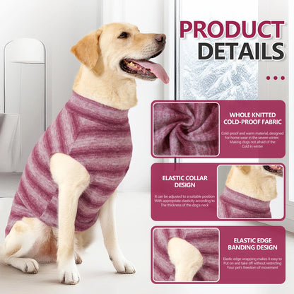 Windproof Plush with Sport Vest Dog Clothes,Pet Keep Warm Jacket No Pull No Choke Design for Small Medium Large Dogs