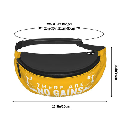 Powerhouse Gym Fanny Bag Custom Bodybuilders Fitness Crossbody Waist Pack Men Women Cycling Camping Phone Money Pouch