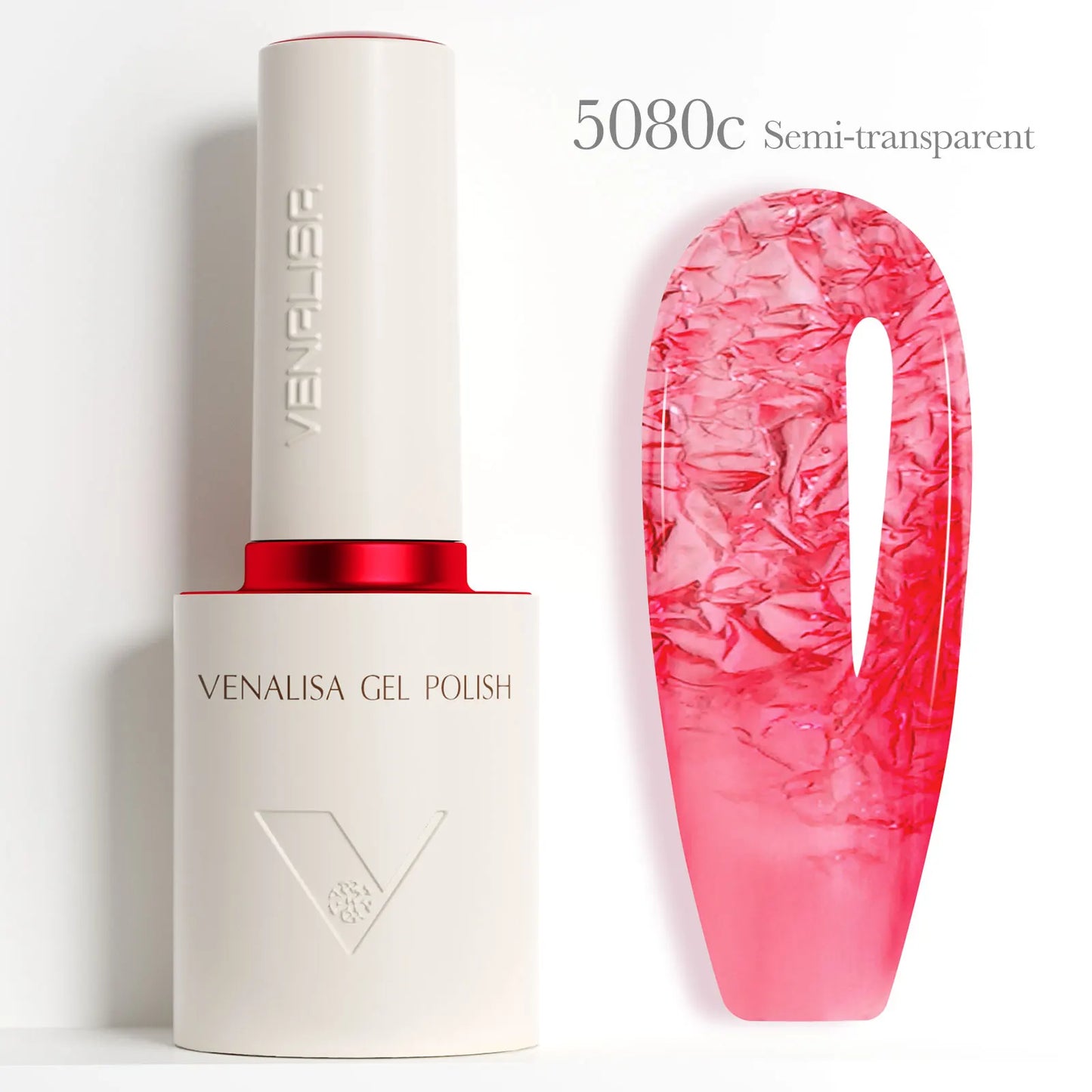 Venalisa 10ml HEMA TPO Free Red Cat Eye Gel Polish Soak Off UV LED Magnetic Nail Polish Diamond Top Long Wear Gel Varnish