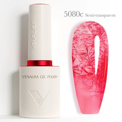Venalisa 10ml HEMA TPO Free Red Cat Eye Gel Polish Soak Off UV LED Magnetic Nail Polish Diamond Top Long Wear Gel Varnish