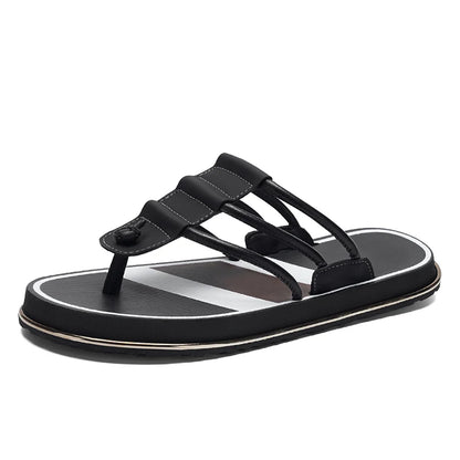 Stylish Summer Slippers for Men Outdoor Soft Sole Slides Leisure Walk Male Flip Flops Mens Casual Beach Shoes Sandals Sandalias