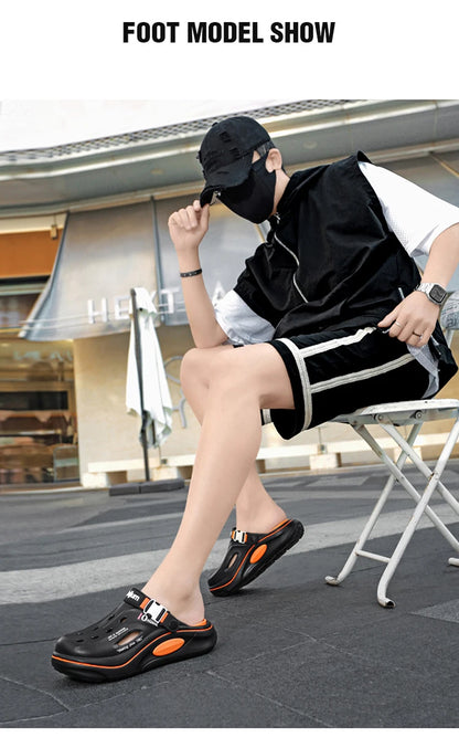 New Classic Summer Clogs Men Slipper Breathable Garden Shoes EVA Outdoor Comforty Beach Slides Home Sandals Antiskid Slippers