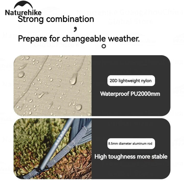 Naturehike Cloud Up Pro Tent Ultralight 1.36kg 1-2 Person 20D Waterproof Three Seasons for Camping Outdoor Hiking Backpack Tent