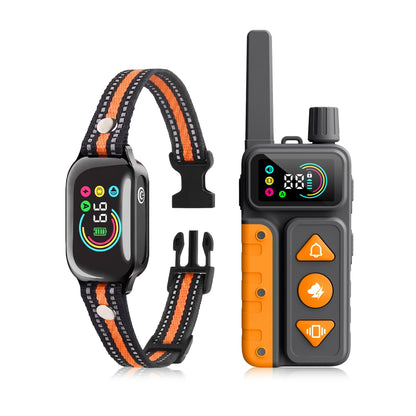 2026 New AI Dog Training Collar for 10-120lbs Dogs,2 in 1 Automatic Anti Bark Electric Collar,3300FT IPX7 Dog Shock Collar