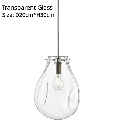 2026 Nordic Pocket Glass Chandelier Table Dining Kitchen Island Pendant Lights Minimalist Decor Lighting Suspension Design Fixtu