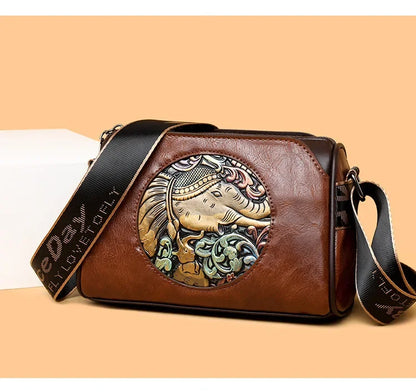 Women Crossbody Bag for Women Elephant Bags Fashion Print High Quality Leather Shoulder Bag Messenger Bags Sac a Main