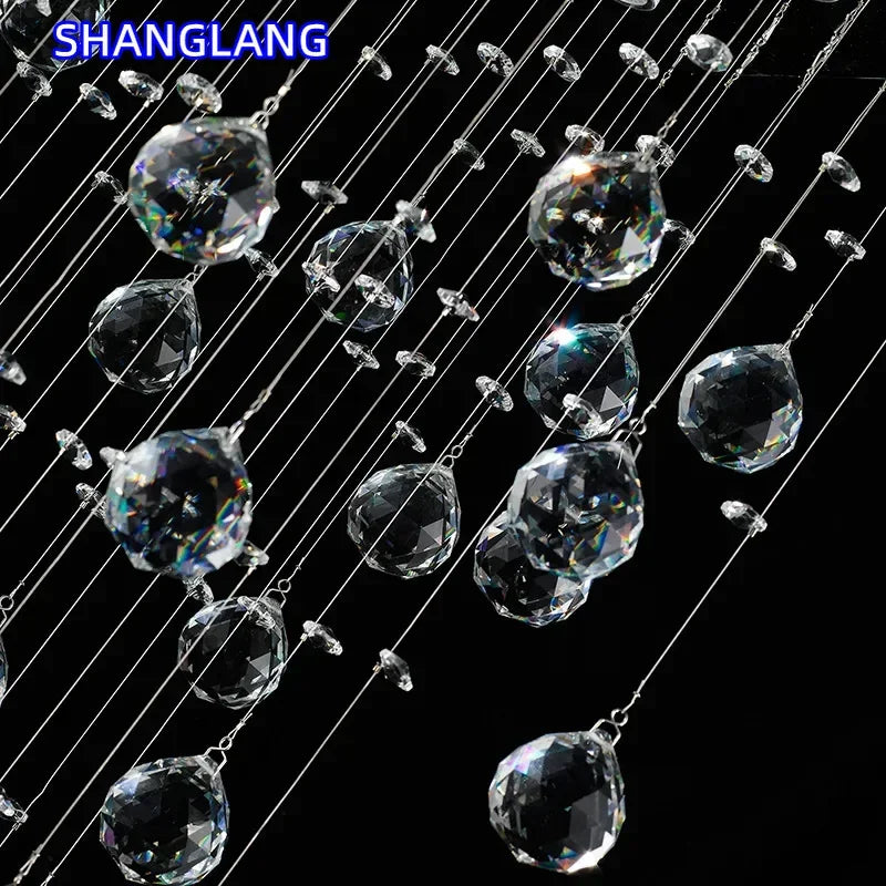Modern Led Crystal Chandelier For Living Dining Room Luxury Kitchen Indoor Lighting Creative Home Decor Lamp K9 Cristal Lustre