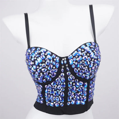 Sexy Party Corset Tops Woman Tank Streetwear Camis Bustier Fashion y2k Crop Top Women Clothes Summer Club Shirt Ladies Bra Blusa