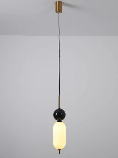 Stone Led Pendant Lights for Hotel Bedside Bedroom Marble Modern Luxury Hanging Lamp Island Kitchen Ceiling Chandeliers Bathroom