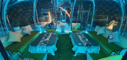 XIYUE Villa Garden Wind Resistance Pc Polycarbonate Planetarium Dome Tent Modular Domes Tent for Resorts Camping Geodesic Dome