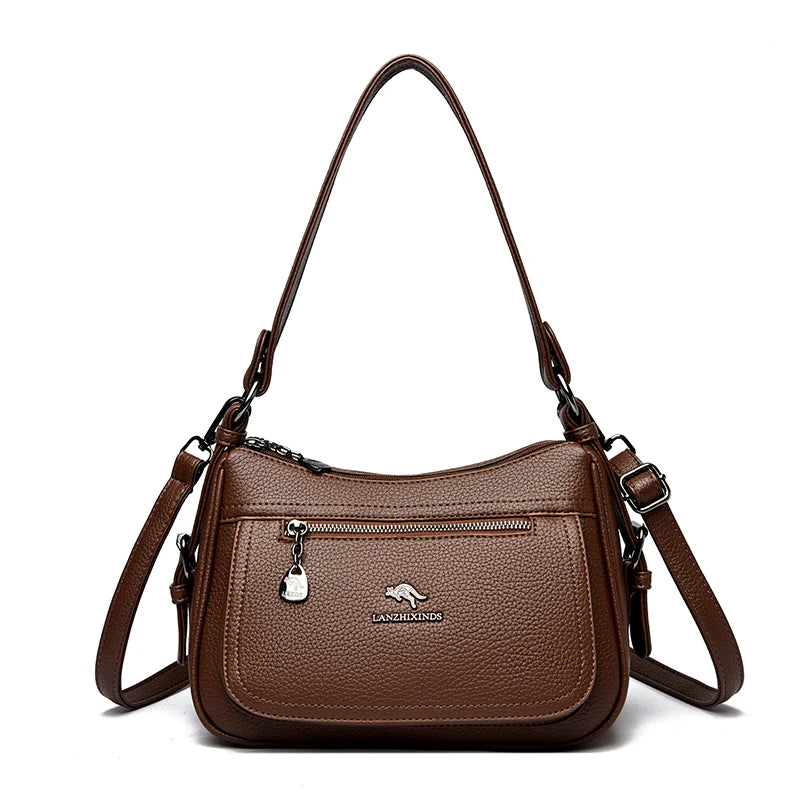 Top Quality Shoulder Crossbody Bags for Women New 2026 Designer Soft Pu Leather Women Bags Luxury Purses Handbags Messenger Bag