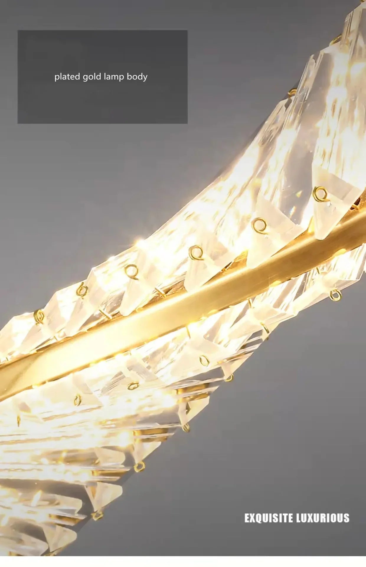 Luxury Crystal Gold Metal Wall Lamp Modern Creative Irregular LED Wall Light Villa Hotel Corridor Bedside Decor Lighting Fixture