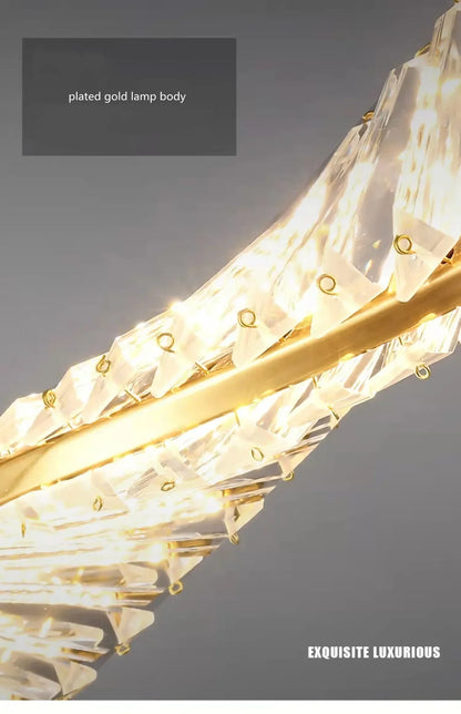 Luxury Crystal Gold Metal Wall Lamp Modern Creative Irregular LED Wall Light Villa Hotel Corridor Bedside Decor Lighting Fixture