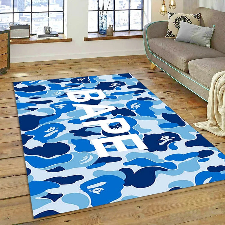 3D Printing B-BAPE Fashion Carpet Rug for Bedroom Living Room Home Sofa Decoration,Children Game Large Decor Floor Mat Gift