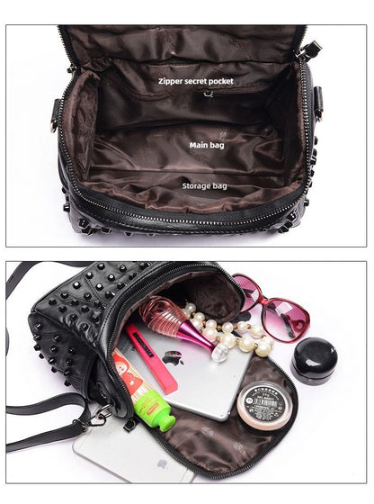 Luxury Women Genuine Leather Bag Sheepskin Messenger Bags Handbags Famous Brands Designer Female Handbag Shoulder Bag Sac