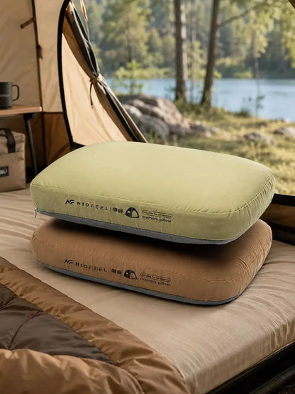 Soft Slow Rebound Memory Foam Pillow Outdoor Camping Travel Cervical Pillow Portable NoonBreak Pillow Neck Support Pillow
