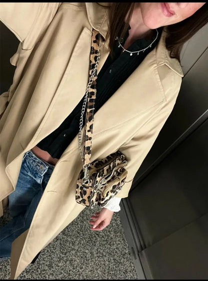 New Leopard Crossbody Bags For Women 2024 Luxury Handbags Designer Ladies Hand Shoulder Messenger Bag Sac A Main Female