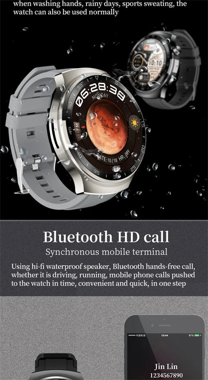New Watch 5 Pro for Men Smart Watch Bluetooth Call Sports Fitness Men's Wristwatch Heart Rate Monitor Waterproof Smartwatch Hw12