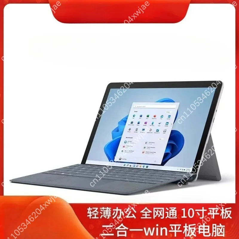 10.1 Inch 2 in 1 Tablet with Keyboard Touch Screen Android Laptop Detachable Portable Office Student