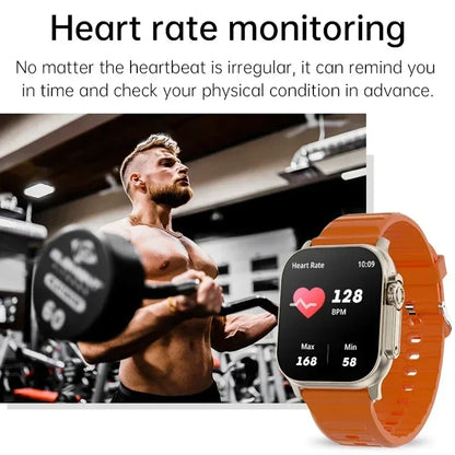 Wholesale Original T800 Ultra Smart Watch Men 49mm Series 8 AMOLED Screen NFC Compass Waterproof Watch IWO Ultra 9 Smartwatch