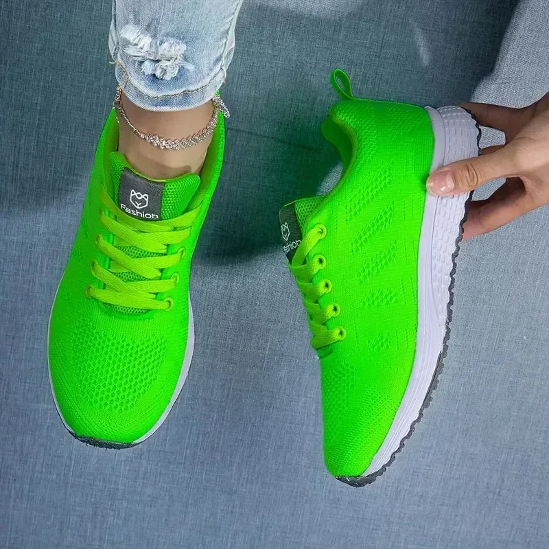 Women's Summer Luxury Brand Breathable Mesh Casual Sports Shoes Trendy Versatile Anti Slip Running Shoes Woman Designer Shoes