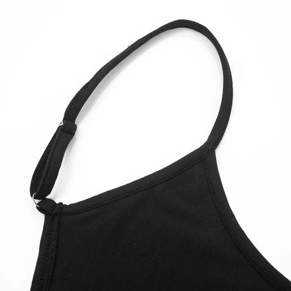 Backless Black Dress For Women Summer Clothing Y2k One Piece Sexi Night Dress Hot Club Outfits Spaghetti Strap Vestido Feminino