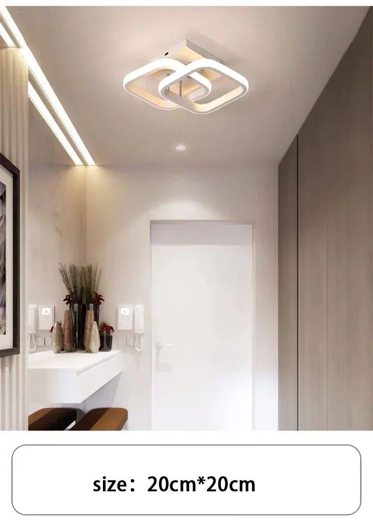 LED Strip Aisle Ceiling Lights Modern Minimalist Living Room Lamps For Balcony Entrance Home Decor Fixtures various styles
