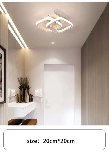 LED Strip Aisle Ceiling Lights Modern Minimalist Living Room Lamps For Balcony Entrance Home Decor Fixtures various styles