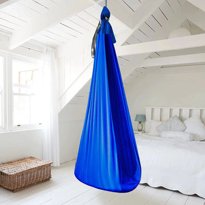 280*150cm Yoga Swing, Indoor Yoga Hammock, Nylon Material, Air Elastic Swing, Available for Outdoor Outings and Camping, 7 Color