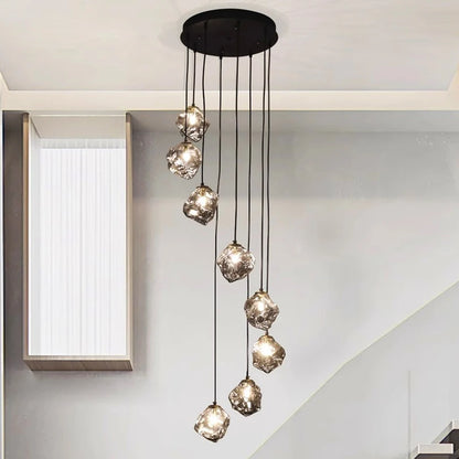 Modern home decor led lights pendant light lamps forstaircase Chandeliers for living room hanging light indoor lighting