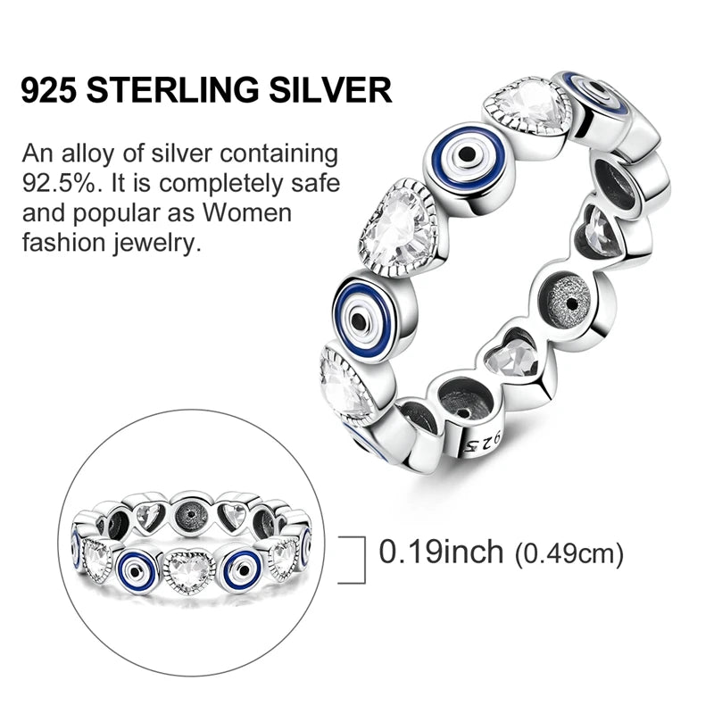 LAZA 925 Sterling Silver Colorful Rings Sparking Zirconium Bowknot Moon Sun Original Ring For Women Anniversary Wedding Gifts