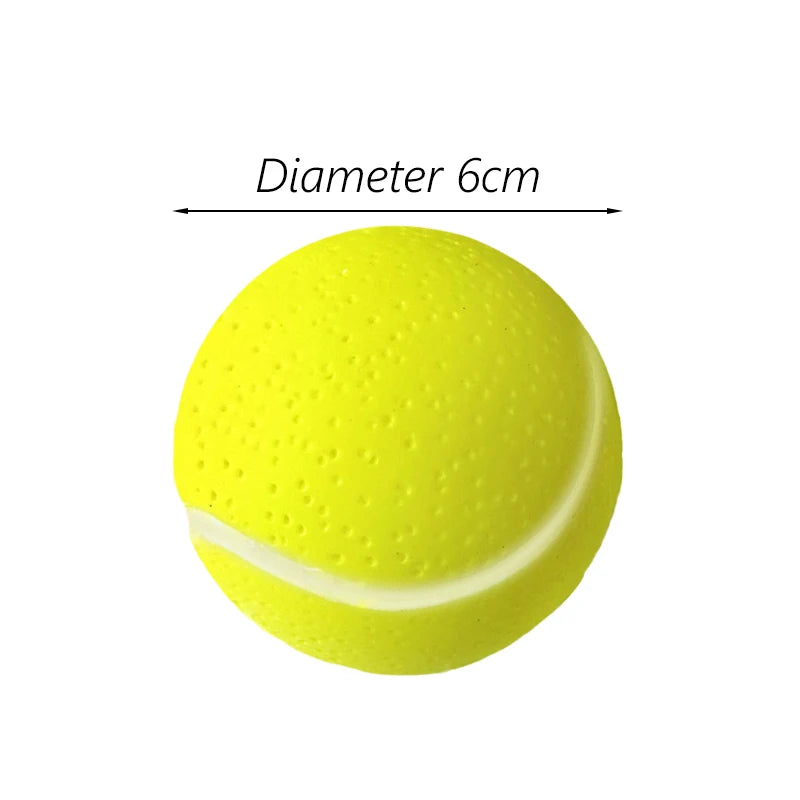 1pcs Diameter 6cm Squeaky Pet Dog Ball Toys for Small Dogs Rubber Chew Puppy Toy Dog Stuff Dogs Toys Pets Brinquedo Cachorro