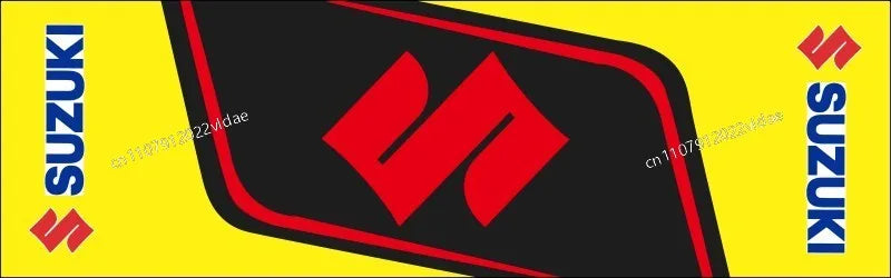 Suzuki Motorsports Carpet Garage Mat Racing Cool Motorcycle Display Electric Bike Mat Entrance Doormat Bedroom Home Decoration